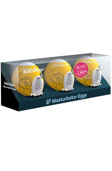 Satisfyer Masturbator Egg Fierce 3-pack - Palaist olas 4