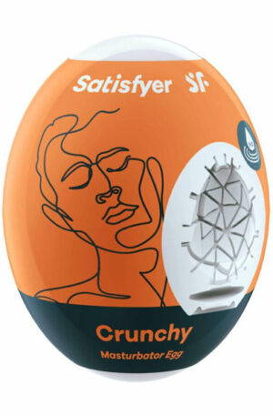 Satisfyer Masturbator Egg Single Crunchy - Tenga ola 1