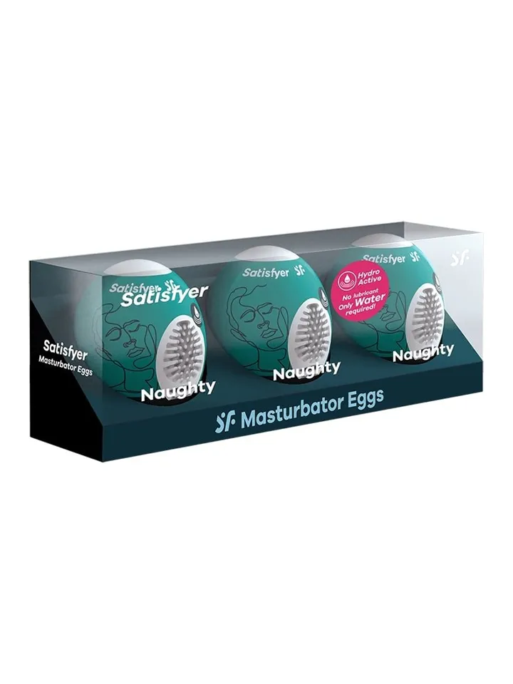 Satisfyer Naughty Masturbator Egg 3-pack - Palaist olas 4 [full]