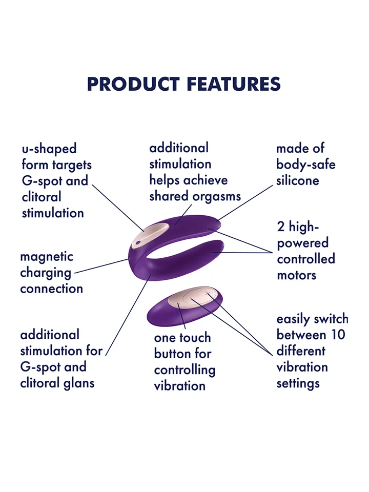 Satisfyer Partner Plus Remote - Pāru vibrators ar tālvadību 2 [full]