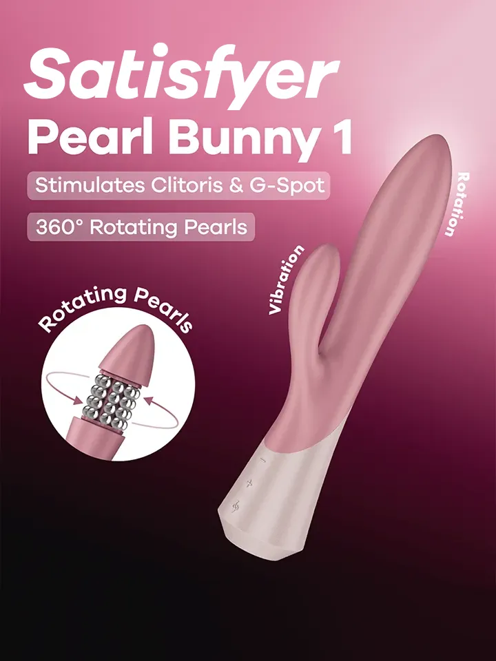 Satisfyer Pearl Bunny 1 Rabbit Vibrator With Pearls - Trušu vibrators 1 [full]