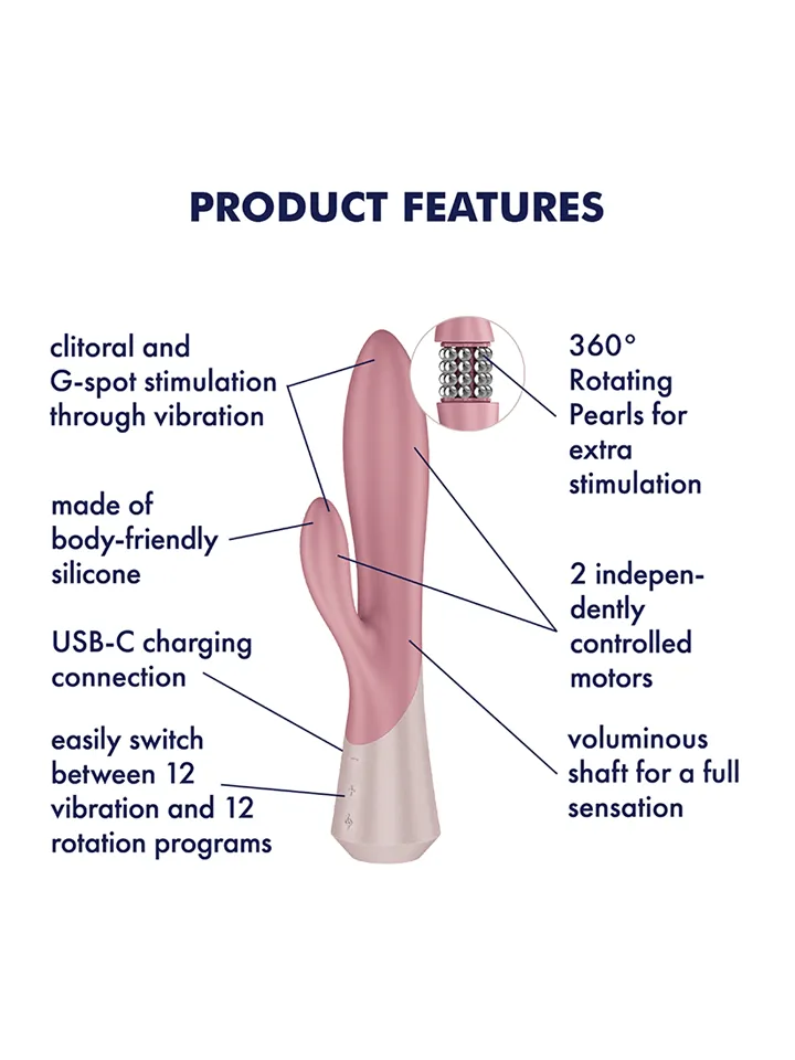 Satisfyer Pearl Bunny 1 Rabbit Vibrator With Pearls - Trušu vibrators 2 [full]
