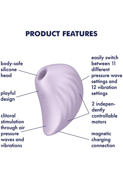 Satisfyer Pearl Diver Violet - Gaisa spiediena vibrators 2
