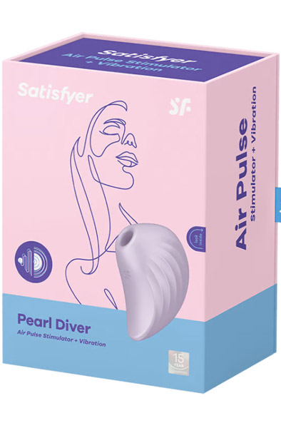 Satisfyer Pearl Diver Violet - Gaisa spiediena vibrators 4