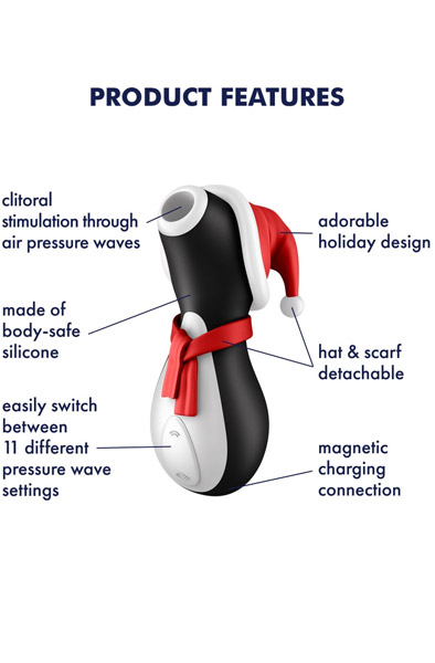 Satisfyer Penguin Holiday Edition - Gaisa spiediena vibrators 2