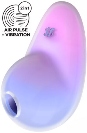 Satisfyer Pixie Dust Clitoral Stimulator Violet Pink - Gaisa spiediena vibrators 1