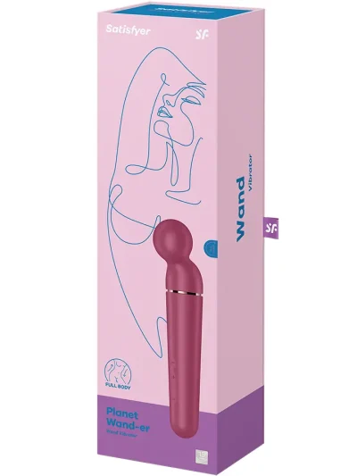 Satisfyer Planet Wand-er Berry/Rosegold - Burvju nūjiņa / masāžas zizlis 5