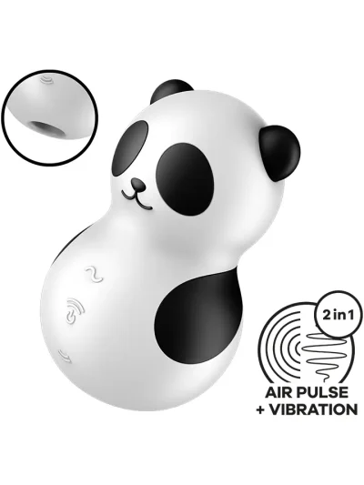 Satisfyer Pocket Panda Air Pulse Vibrator - Gaisa spiediena vibrators 3