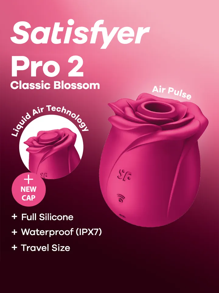 Satisfyer Pro 2 Classic Blossom - Gaisa spiediena vibrators 1 [full]