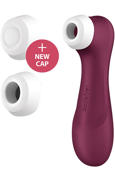 Satisfyer Pro 2 Gen. 3 With Liquid Air & Bluetooth App Red - Gaisa spiediena vibrators 3
