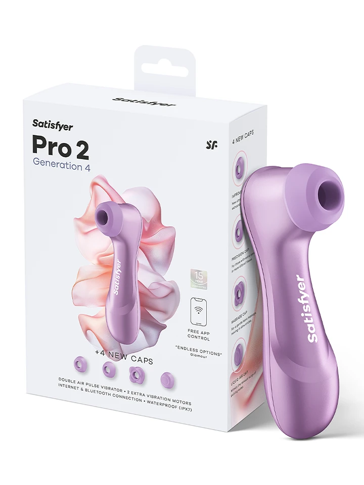 Satisfyer Pro 2 Generation 4 Amethyst - Gaisa spiediena vibrators 7 [full]
