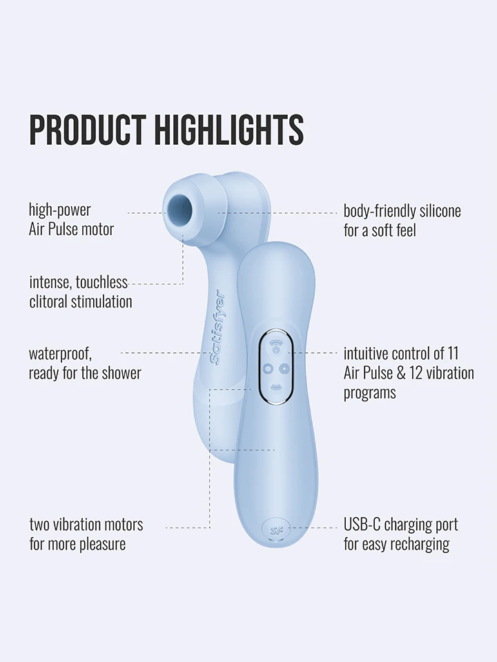 Satisfyer Pro 2 Generation 4 Serene Blue - Gaisa spiediena vibrators 2 [full]