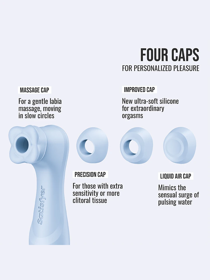 Satisfyer Pro 2 Generation 4 Serene Blue - Gaisa spiediena vibrators 3 [full]