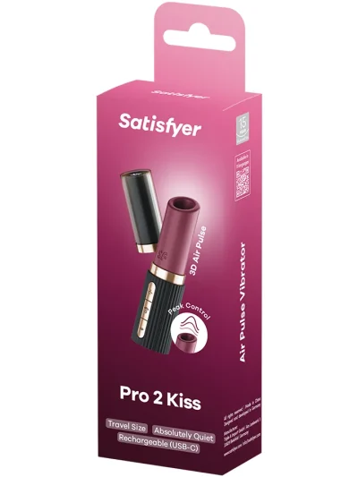 Satisfyer Pro 2 Kiss Air Pulse Vibrator - Gaisa spiediena vibrators 7