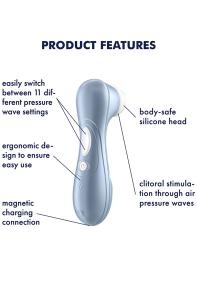 Satisfyer Pro 2 Next Generation Blue - Gaisa spiediena vibrators 2