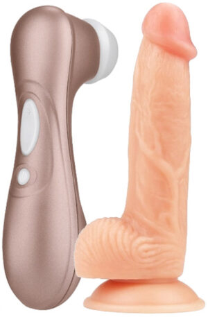 Satisfyer Pro 2 + Ultra Soft Dildo 20 cm - Piedāvājumi 1