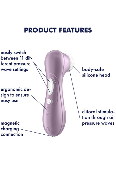 Satisfyer Pro 2 Violet - Gaisa spiediena vibrators 2