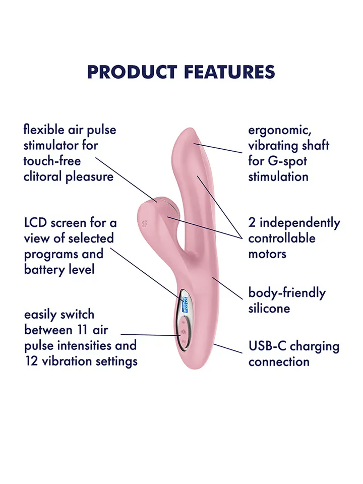 Satisfyer Pro G-Spot Rabbit Pink - G punkta vibrators 2 [full]