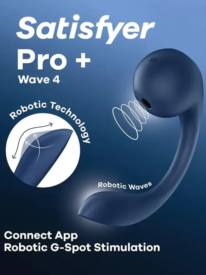 Satisfyer Pro+ Wave 4 Connect App - Gaisa spiediena vibrators 1 [full]