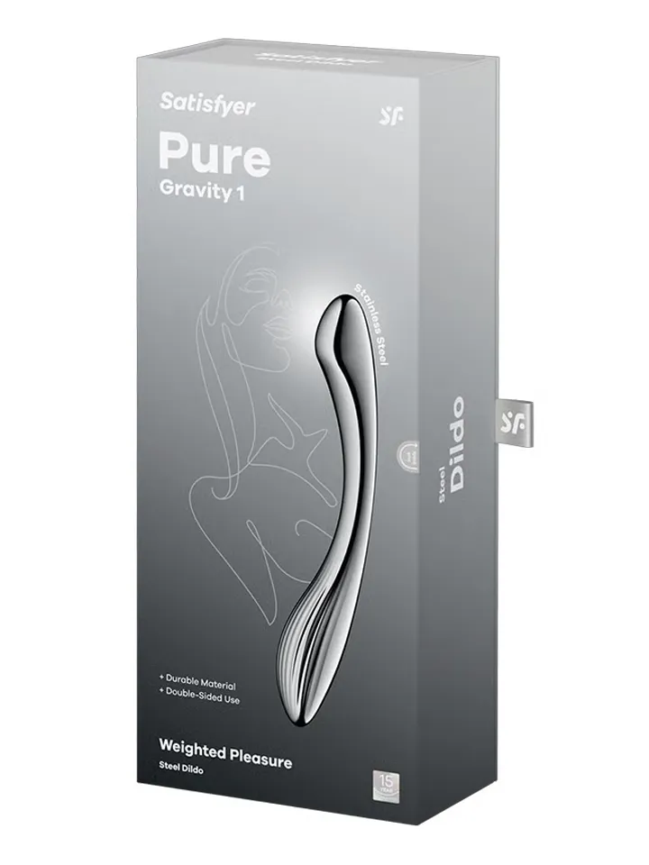 Satisfyer Pure Gravity 1 - Tērauda dildo 5 [full]