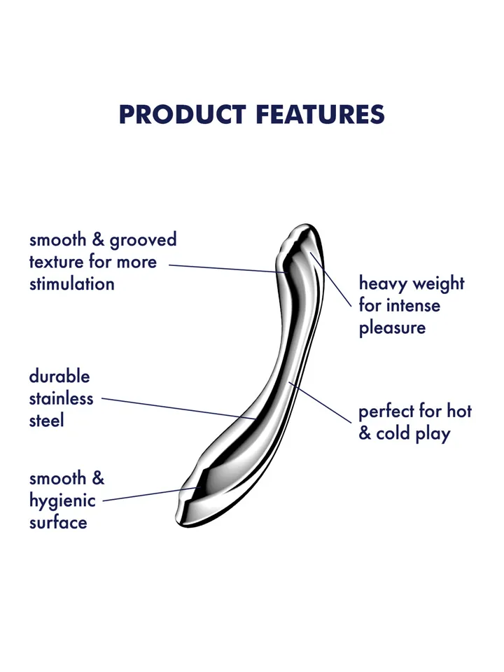 Satisfyer Pure Gravity 2 - Tērauda dildo 2 [full]