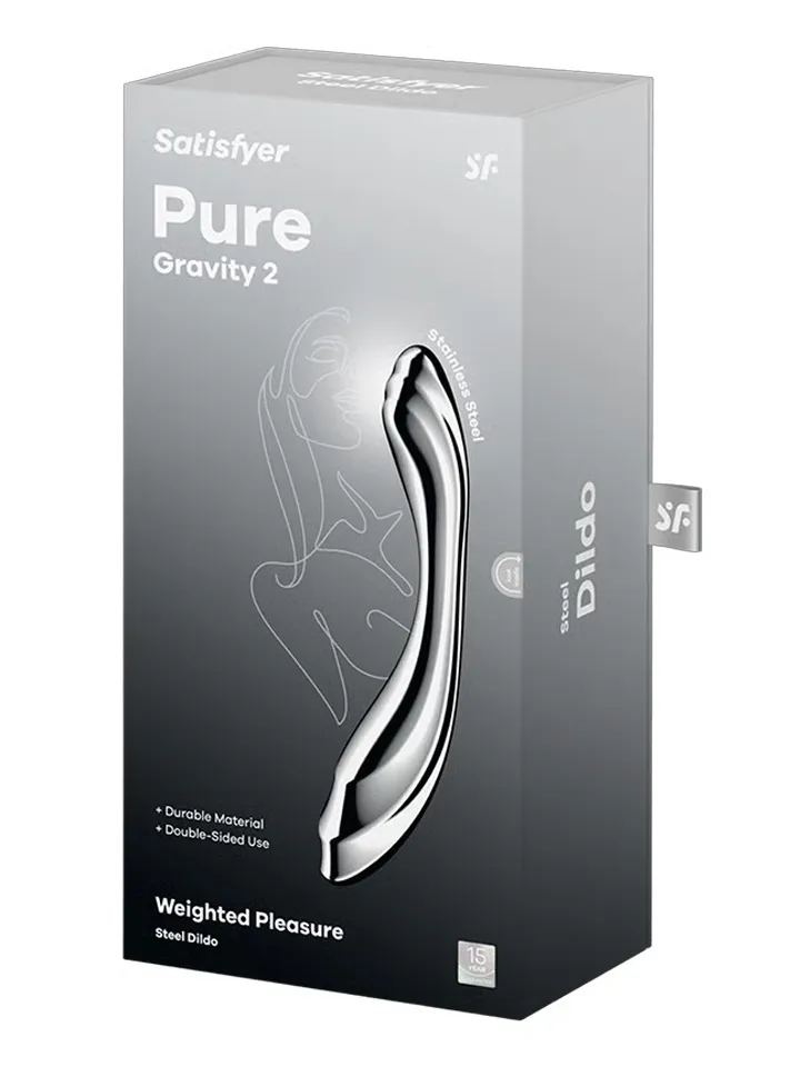 Satisfyer Pure Gravity 2 - Tērauda dildo 5 [full]