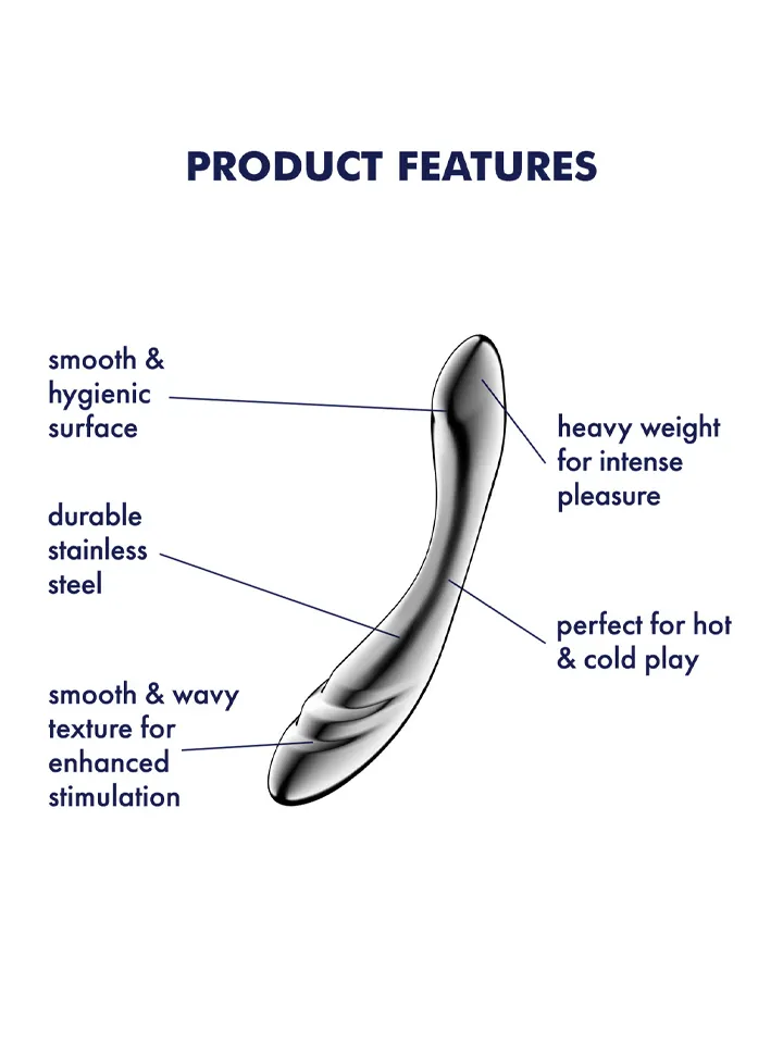 Satisfyer Pure Gravity 3 - Tērauda dildo 2 [full]