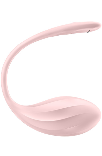 Satisfyer Ribbed Petal App Vibrator - App kontrolēta vibrējoša ola 3