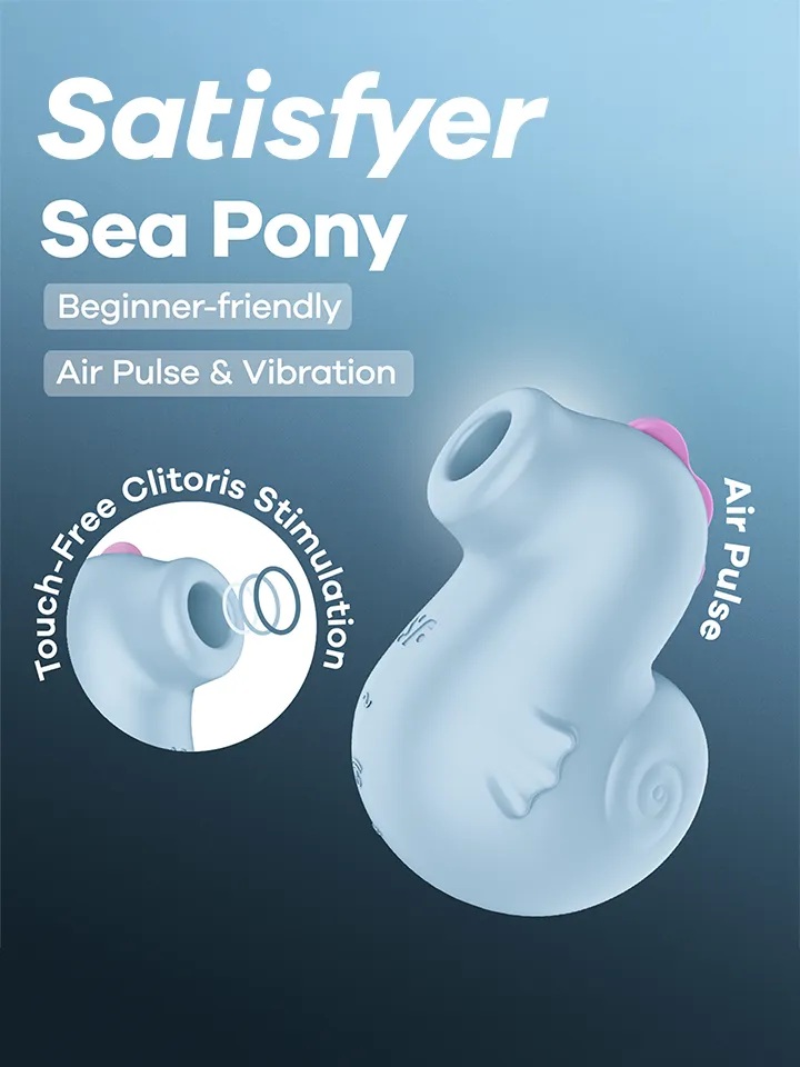 Satisfyer Sea Pony Air Pulse Vibrator - Gaisa spiediena vibrators 1 [full]