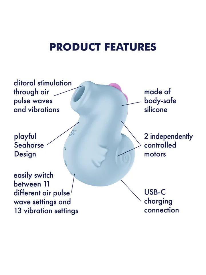 Satisfyer Sea Pony Air Pulse Vibrator - Gaisa spiediena vibrators 2 [full]