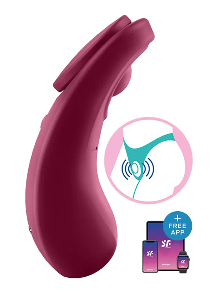 Satisfyer Sexy Secret Panty Vibrator - Vibrējošas biksītes 1 [full]