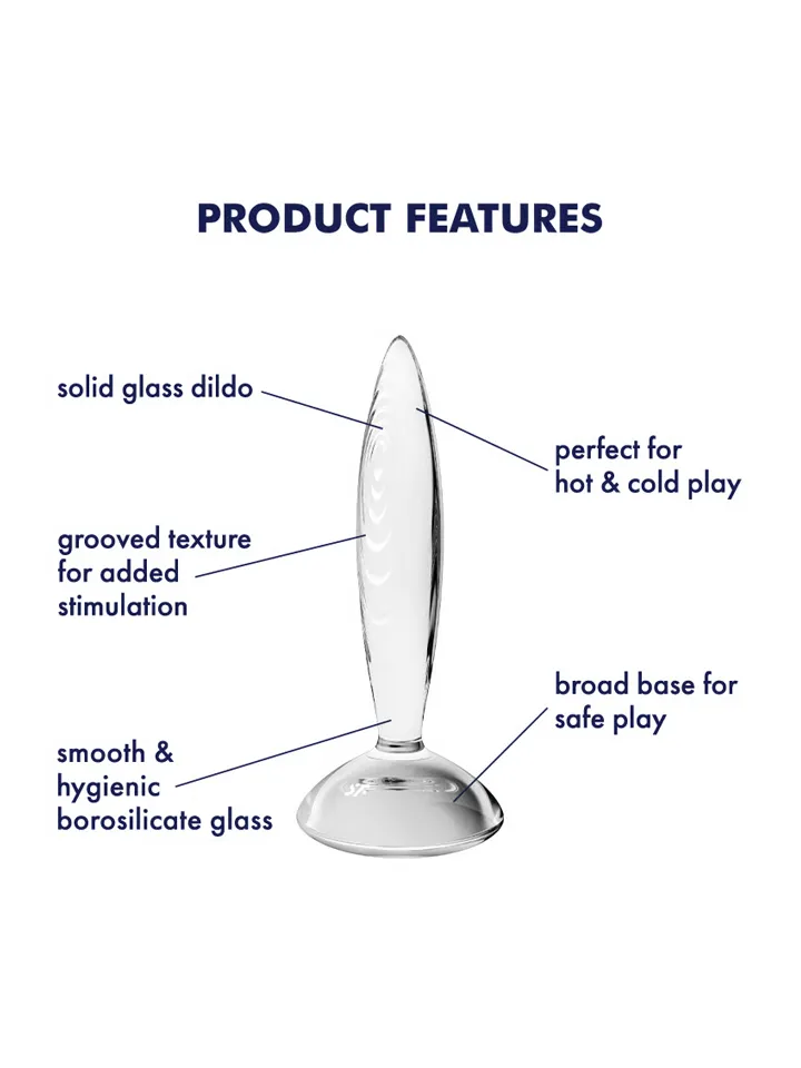 Satisfyer Sparkling Crystal Glass Anal Plug - Stikla anālais spraudnis 2 [full]