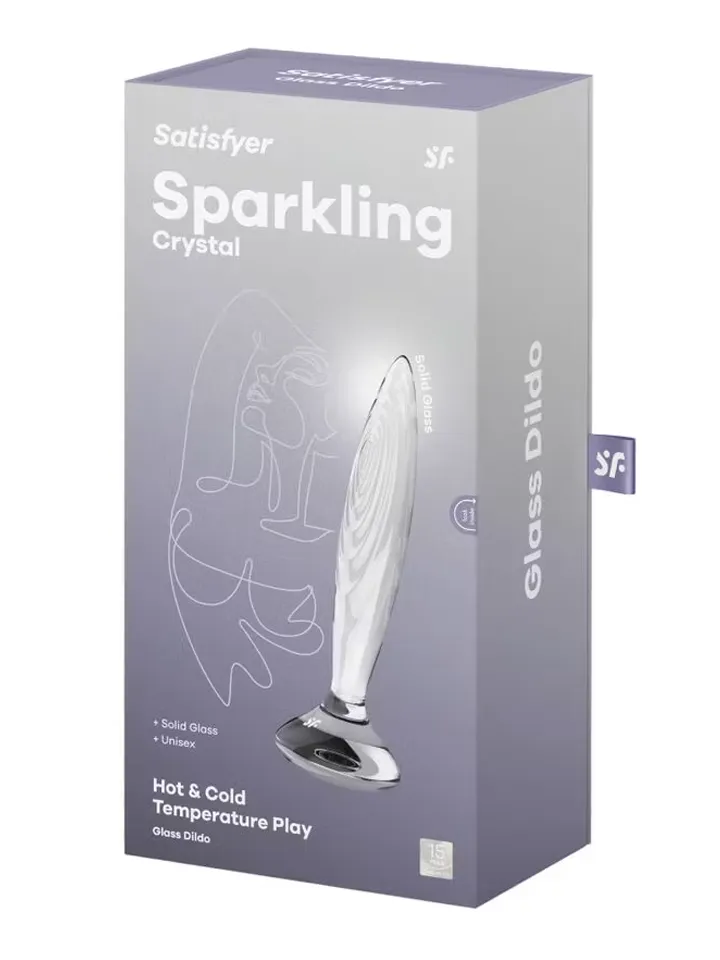 Satisfyer Sparkling Crystal Glass Anal Plug - Stikla anālais spraudnis 3 [full]