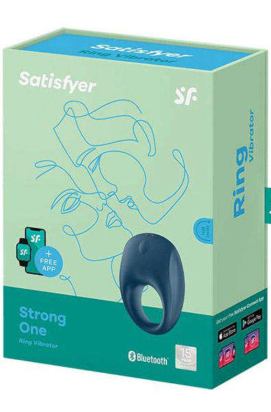Satisfyer Strong One - Dzimumlocekļa gredzens, ko kontrolē lietotne 3