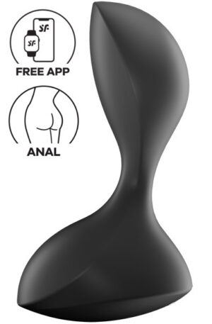 Satisfyer Sweet Seal Black - Vibrējošs anālais spraudnis 1