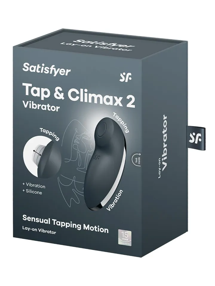 Satisfyer Tap & Climax 2 Grey - Klitora vibrators 4 [full]