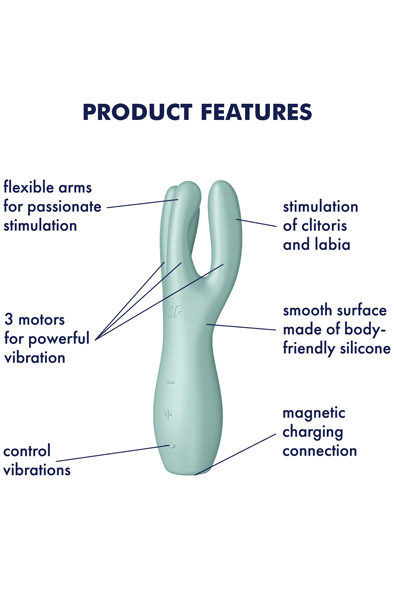 Satisfyer Threesome 3 Mint - Vibrators 2