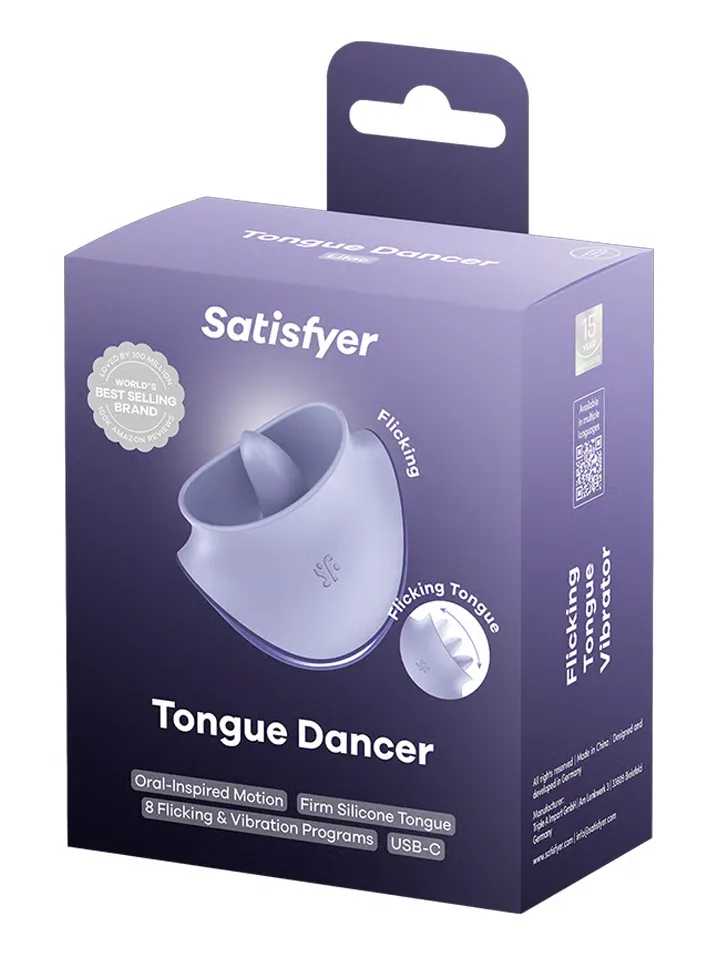 Satisfyer Tongue Dancer Flicking Clitoral Stimulator - Klitora vibrators 5 [full]