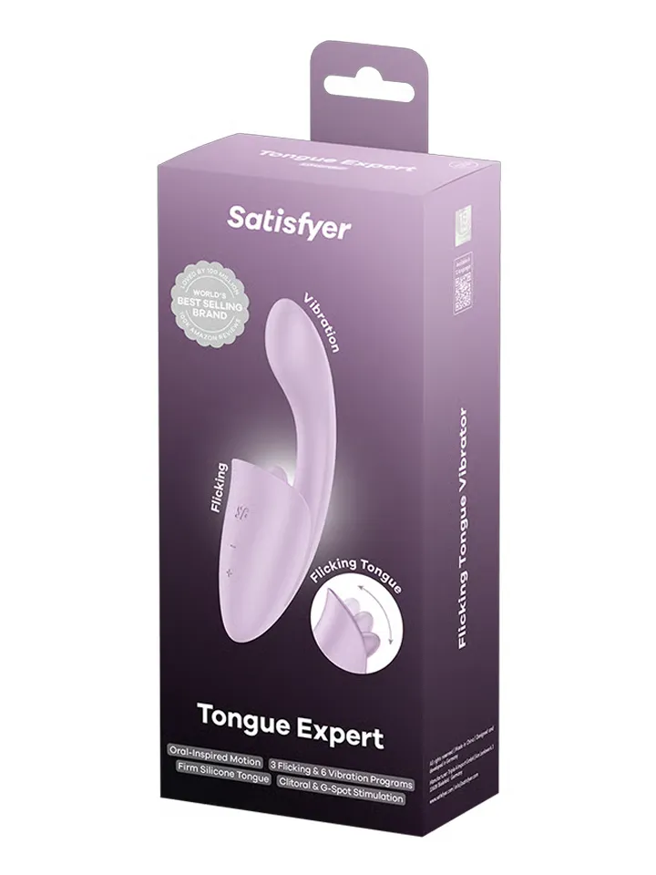 Satisfyer Tongue Expert Clitoral & G-Spot Stimulator - G punkta vibrators 5 [full]