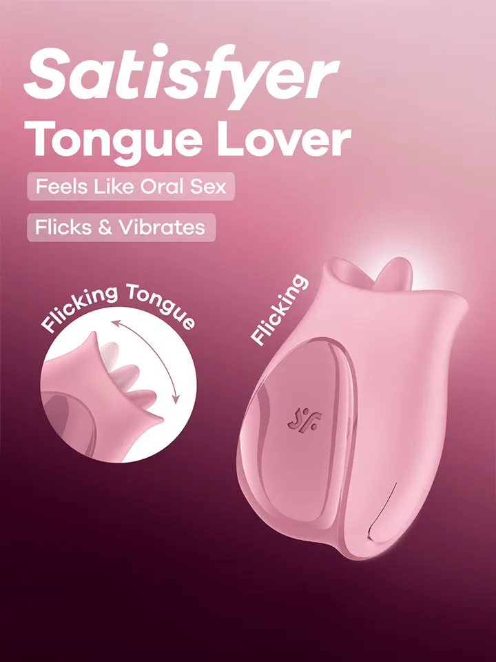 Satisfyer Tongue Lover Flicking Clitoral Stimulator - Klitora vibrators 1 [full]