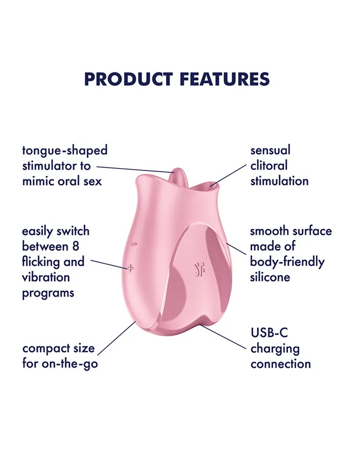 Satisfyer Tongue Lover Flicking Clitoral Stimulator - Klitora vibrators 2 [full]