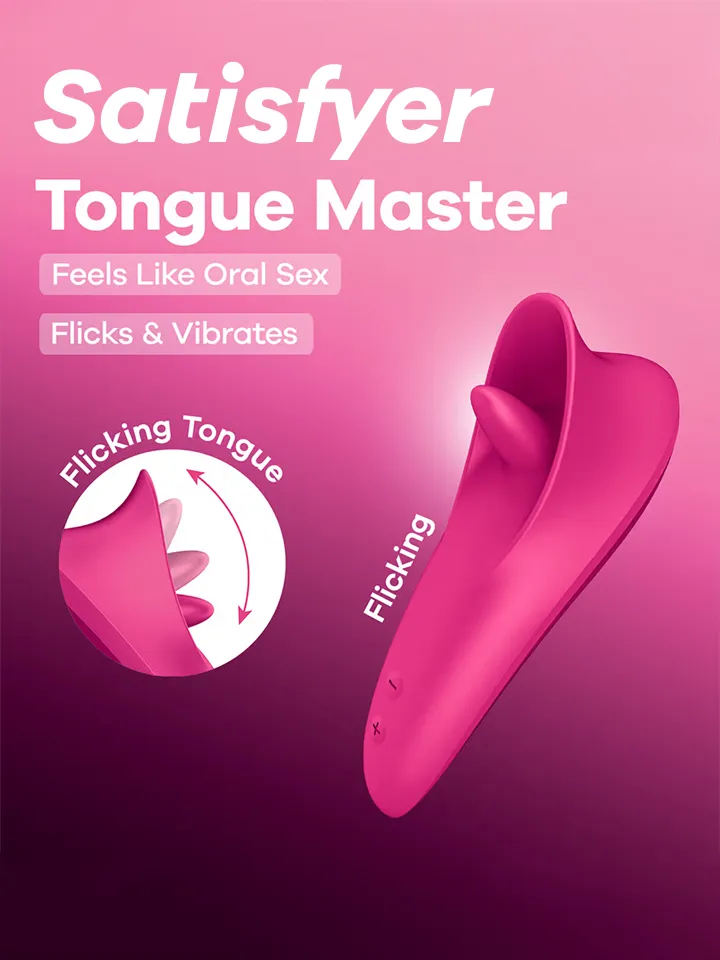 Satisfyer Tongue Master Flicking Clitoral Stimulator - Klitora vibrators 1 [full]