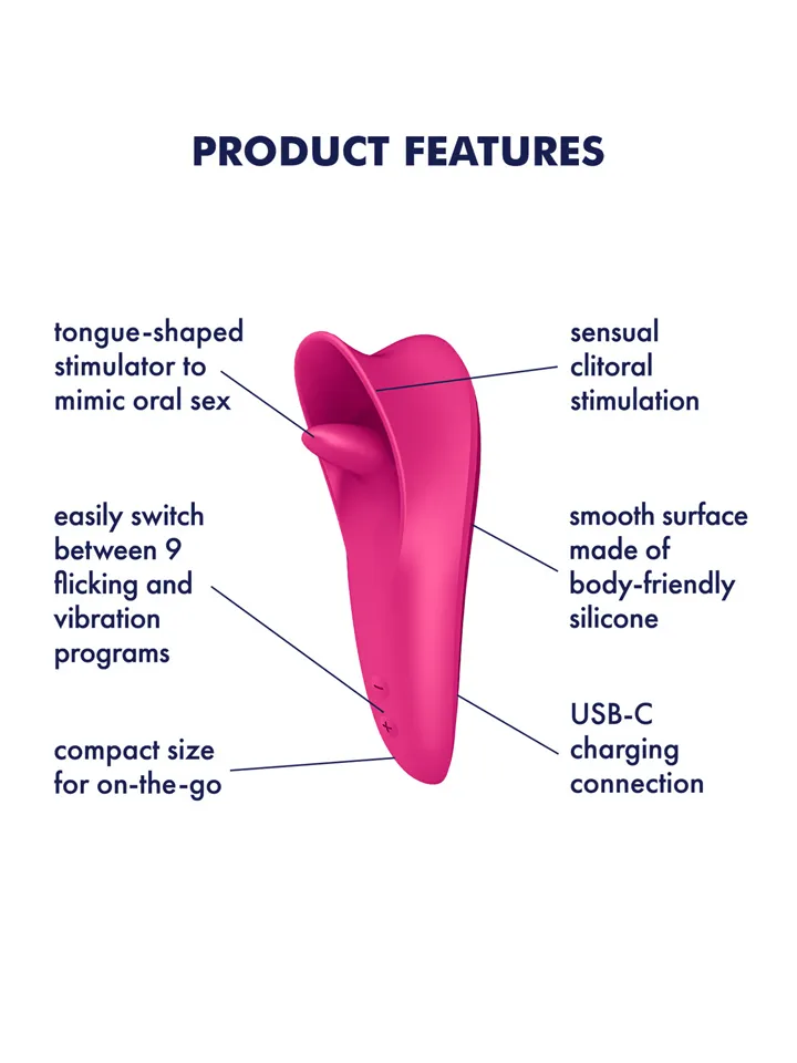 Satisfyer Tongue Master Flicking Clitoral Stimulator - Klitora vibrators 2 [full]