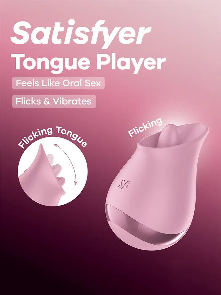 Satisfyer Tongue Player Flicking Clitoral Stimulator - Klitora vibrators 1 [full]