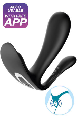 Satisfyer Top Secret+ Black - G punkta vibrators 1