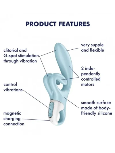 Satisfyer Touch Me Blue - Trušu vibrators 2