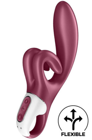 Satisfyer Touch Me Rabbit Vibrator Red - Trušu vibratori 1