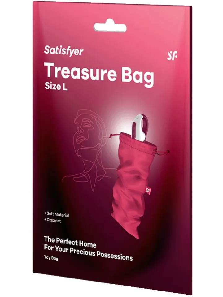 Satisfyer Treasure Toy Bag Large Pink - Uzglabāšanas soma 4