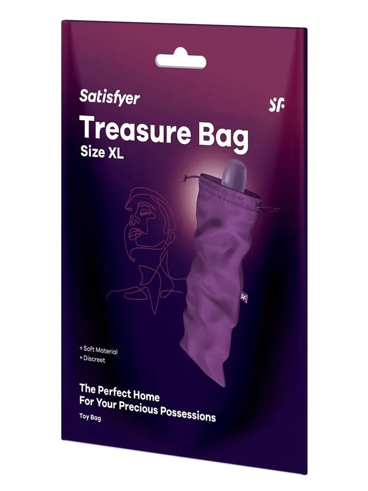 Satisfyer Treasure Toy Bag XL Violett - Uzglabāšanas soma 4 [full]