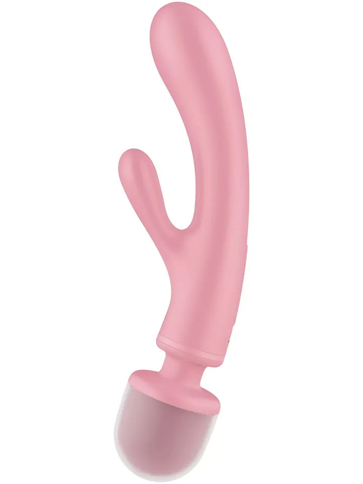 Satisfyer Triple Lover Pink - Burvju nūjiņa / masāžas zizlis 3